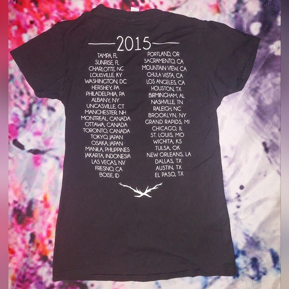 Arian Grande The Honeymoon Tour 2015 T-shirt - Picture 3 of 7